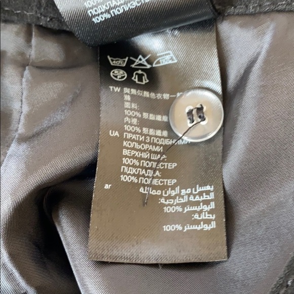 Divided / H&M Velvety Polyester Zipper Back Skirt - Picture 5 of 6